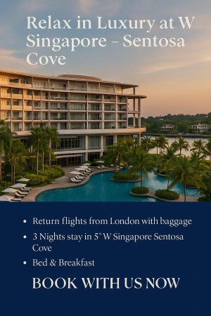 Luxury Stay At W Singapore – Sentosa Cove | 5★ Sentosa Island Getaway
