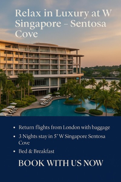 Luxury Stay at W Singapore – Sentosa Cove | 5★ Sentosa Island Getaway